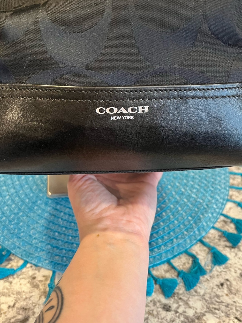 Coach Shoulder Bag Legacy Signature Duffle 21149 - Picture 7 of 16